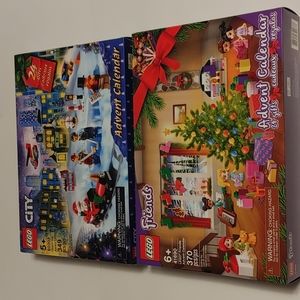 Lego City Advent Calendar 2021 and Lego Friends Advent Calendar 2021